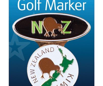 Golf Marker Kiwi Map Hot on Sale