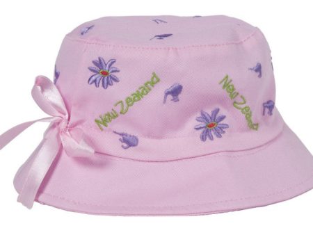 Hat Bucket Kids Kiwi & Flower For Discount