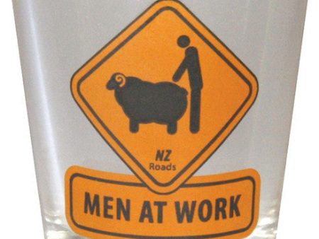 Shot Glass Men At Work Online now