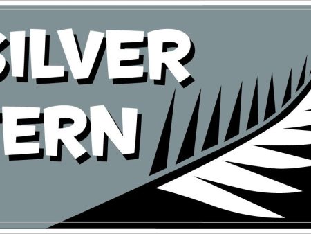 Sticker Vinyl Silver Fern on Sale