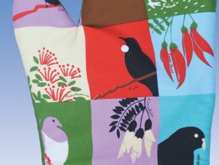 Oven Glove NZ Birds & Plants on Sale