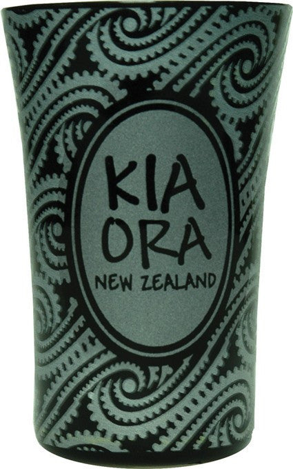 Shot Glass Medium Kia Ora Discount