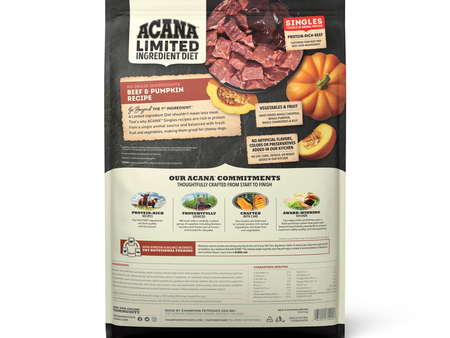 ACANA Singles Beef & Pumpkin Recipe Dry Dog Food Online Hot Sale