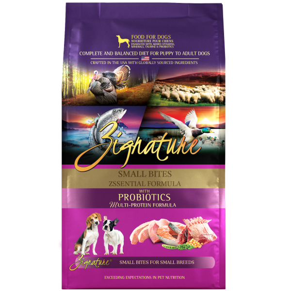 Zignature Small Bites Zssential Formula Dry Dog Food Fashion