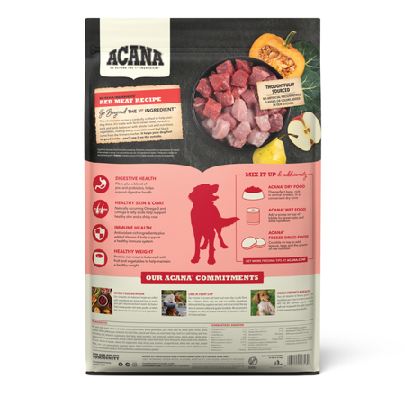 ACANA Red Meat Recipe Dry Dog Food on Sale