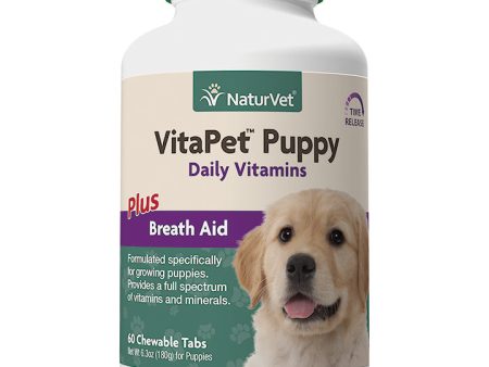 NaturVet VitaPet™ Puppy Daily Vitamins Chewable Tablets Discount