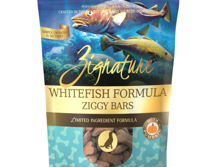 Zignature Ziggy Bars Whitefish Formula Dog Treats For Sale