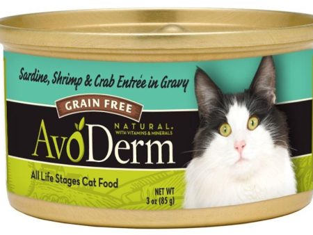 Avoderm Sardine, Shrimp, & Crab Entrée In Gravy Cat Food For Discount