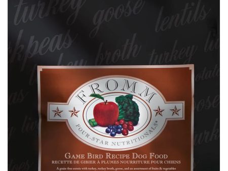 Fromm Four-Star Game Bird Recipe Dog Food For Sale