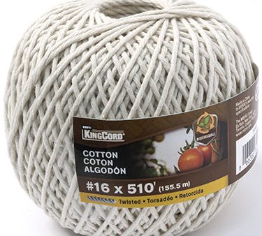 1PLY COTTON TW ISTED TWINE #16 X 510 FT Supply